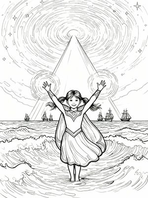 Impressionist Painting - B&W