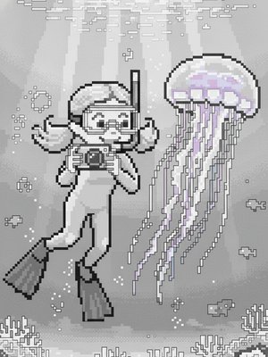 Pixel Art - B&W