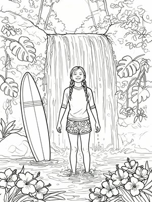 Impressionist Painting - B&W