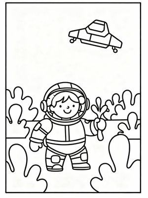 Preschool Simple - B&W