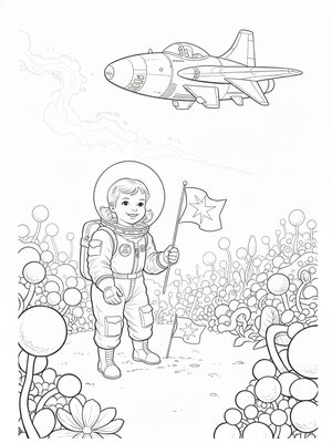 Vintage Storybook - B&W