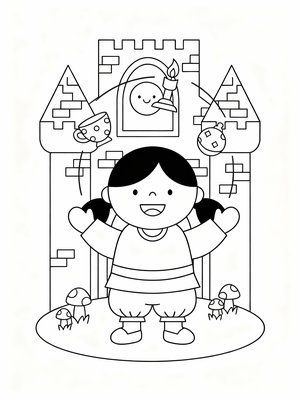 Preschool Simple - B&W