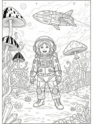 Classic Coloring Book - B&W