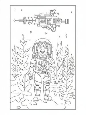 Cubist Painting - B&W