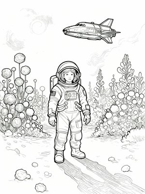 Impressionist Painting - B&W