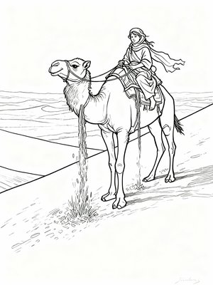 Impressionist Painting - B&W