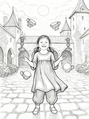 Impressionist Painting - B&W