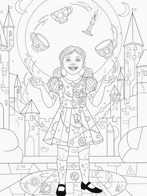 Cubist Painting - B&W