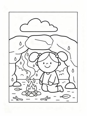 Preschool Simple - B&W