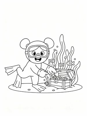 Preschool Simple - B&W