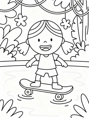 Preschool Simple - B&W