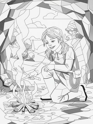 Cubist Painting - B&W