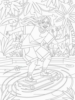 Cubist Painting - B&W