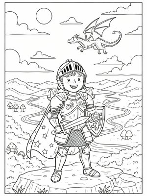 Classic Coloring Book - B&W