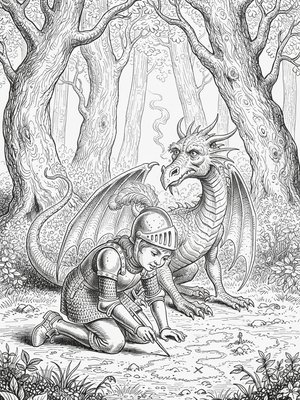 Victorian Illustration - B&W