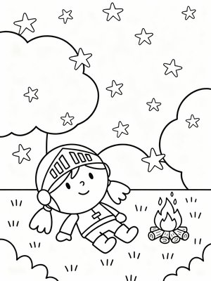 Preschool Simple - B&W