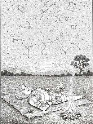 Victorian Illustration - B&W