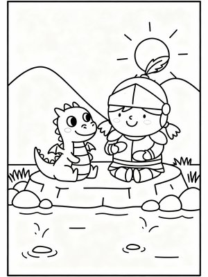 Preschool Simple - B&W