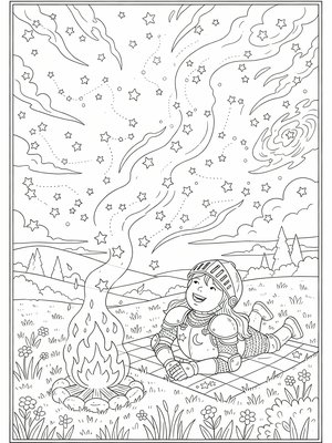Classic Coloring Book - B&W