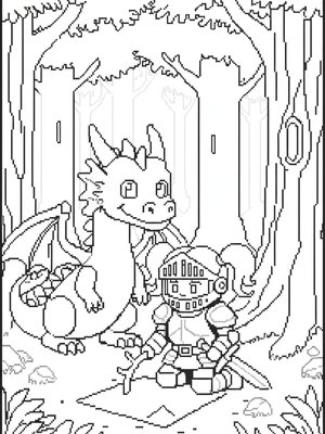 Pixel Art - B&W