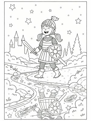 Classic Coloring Book - B&W