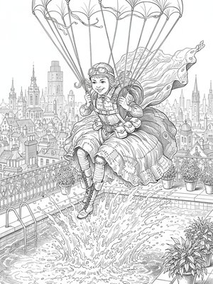 Victorian Illustration - B&W