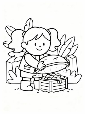 Preschool Simple - B&W