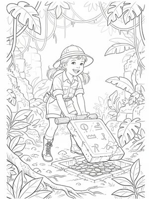 Vintage Storybook - B&W