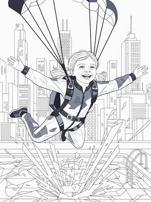 Cubist Painting - B&W