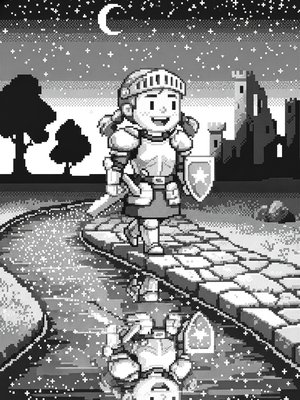 Pixel Art - B&W