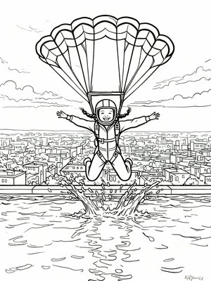 Impressionist Painting - B&W