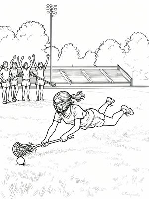 Impressionist Painting - B&W