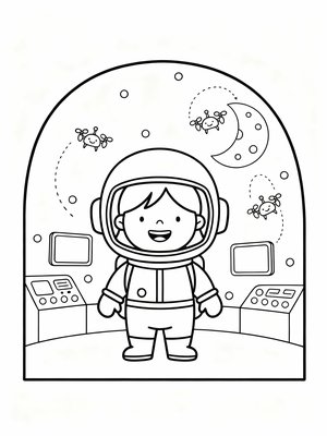 Preschool Simple - B&W