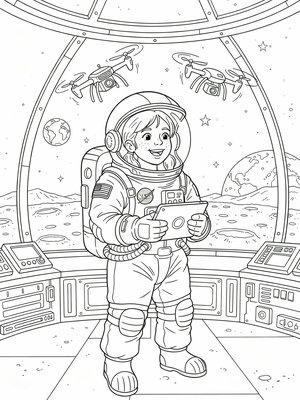 Classic Coloring Book - B&W