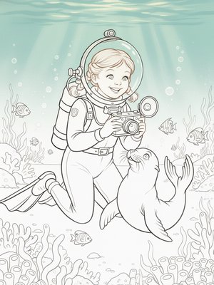 Vintage Storybook - B&W