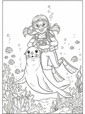 Classic Coloring Book - B&W