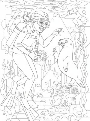 Cubist Painting - B&W