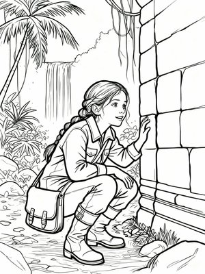 Impressionist Painting - B&W