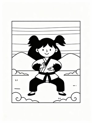 Preschool Simple - B&W