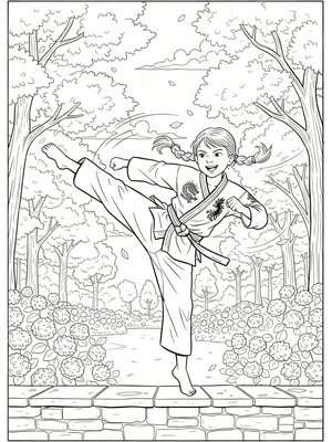 Classic Coloring Book - B&W