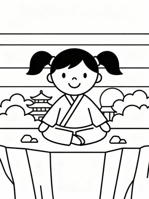 Preschool Simple - B&W