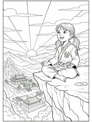 Classic Coloring Book - B&W