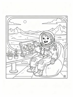 Classic Coloring Book - B&W