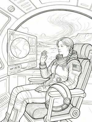 Impressionist Painting - B&W