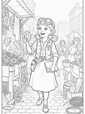 Vintage Storybook - B&W