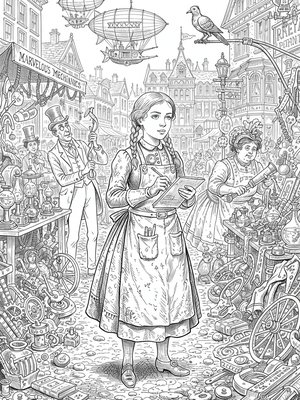Victorian Illustration - B&W