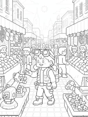 Pixel Art - B&W