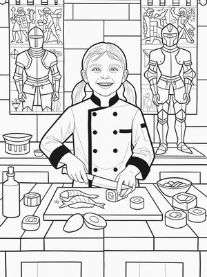 Cubist Painting - B&W