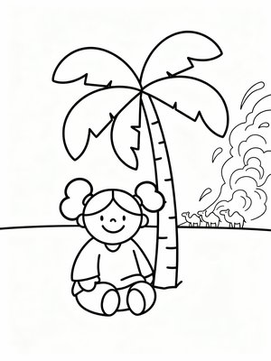 Preschool Simple - B&W