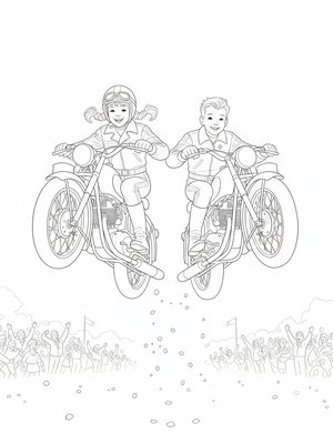 Vintage Storybook - B&W